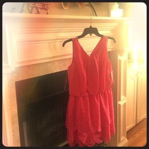 Hot Pink Flirty Short Dress